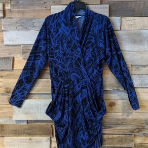 BCBGeneration Ink Blue Mini Dress w/ Pockets